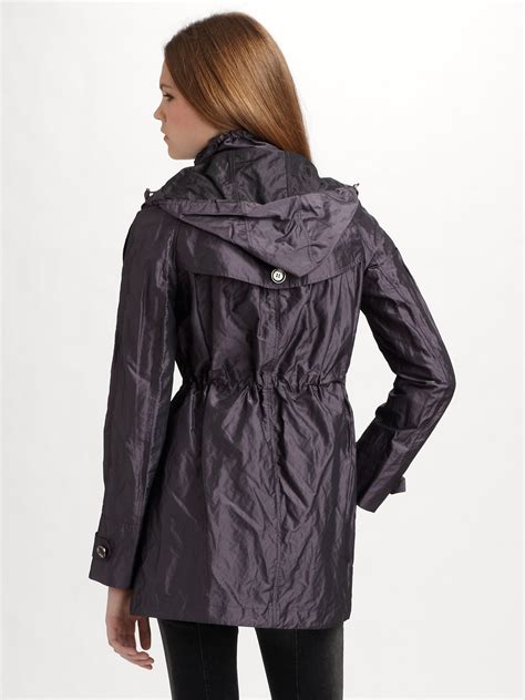 burberry brit womens raincoat|burberry women's raincoat with hood.